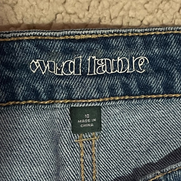 π€ Wild Fable Denim Distressed high-waisted ripped straight-leg jeans π€ - Picture 6 of 7